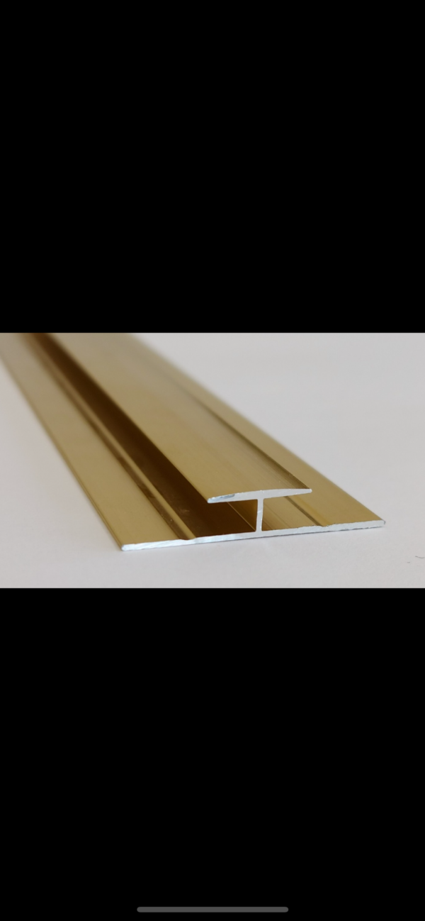 Listwa aluminiowa złota łącząca płyty