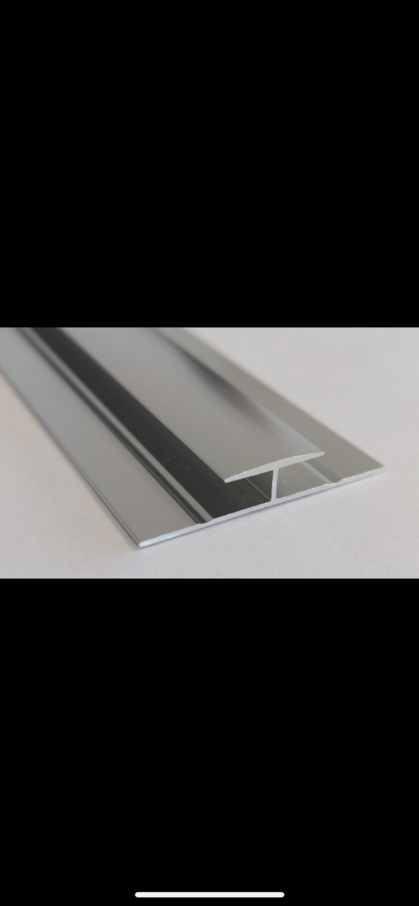 Listwa aluminiowa srebrna łącząca płyty